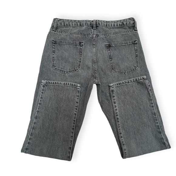 TopMan Straight Leg Grey Denim Jeans - Picture 3 of 7